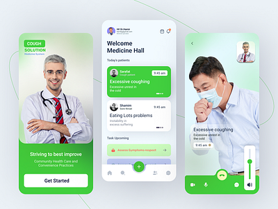 Doctor Health Care Mobile App Design
