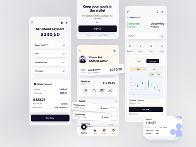 Payment Method Mobile App Design
