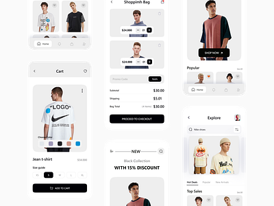 E-commerce Mobile App Design
