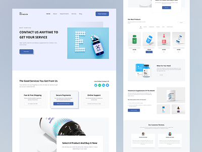 Medicine Service Landing Page