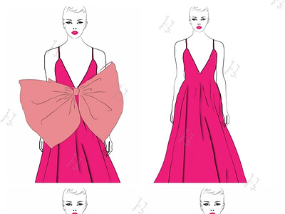 Bow Dresses designs, themes, templates and downloadable graphic ...