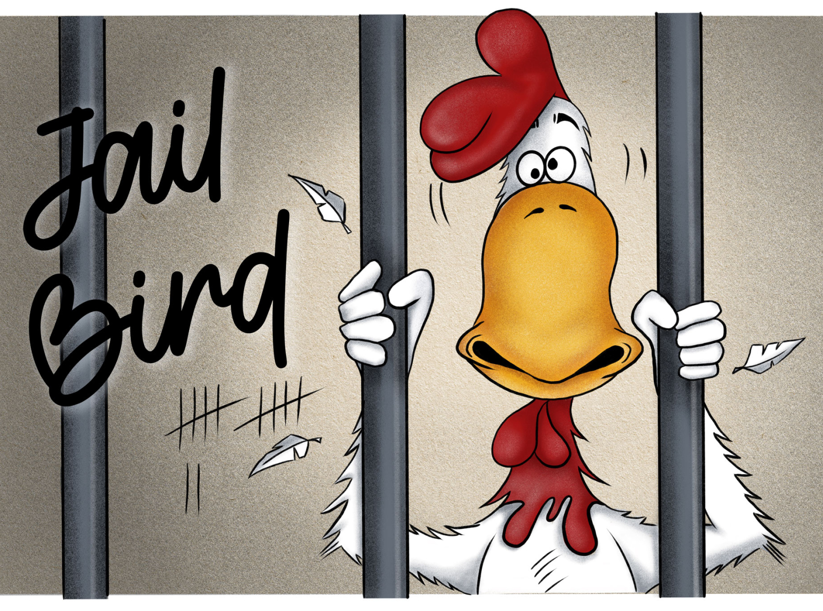 Jail Bird by Anuschka on Dribbble