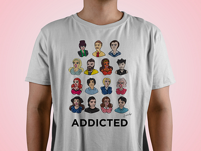 Addicted AU - Cast Characters