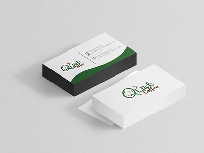 Quick Coffee Business Card branding business card business card design illustration logo logo design mrrony