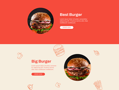 Burger Restaurant Landing Page With elementor burger elementor elementor pro landing page restaurant webpage ui webpage design website design