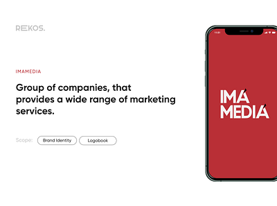 IMA Media branding agency branding clean design graphic design identity logo minimal typography