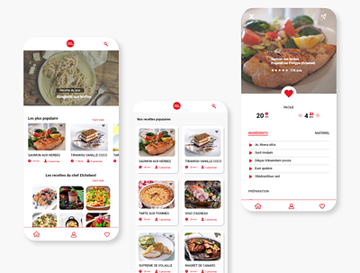 Projet - Cook With Philippe design ui ux