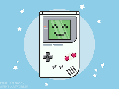 Game Boy - vector illustration