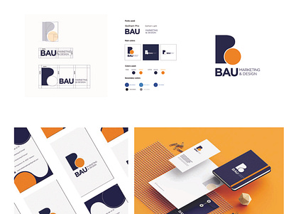 BAU Branding branding businesscard corporate design eye catching graphic design guidlines logo