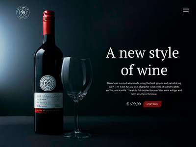 Wine produkt page