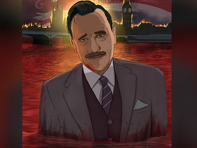 Enoch Was Right britain enoch powell ipad procreate river rivers of blood