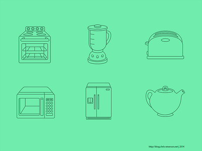 Vector Kitchen Icons icon illustrator kitchen vector
