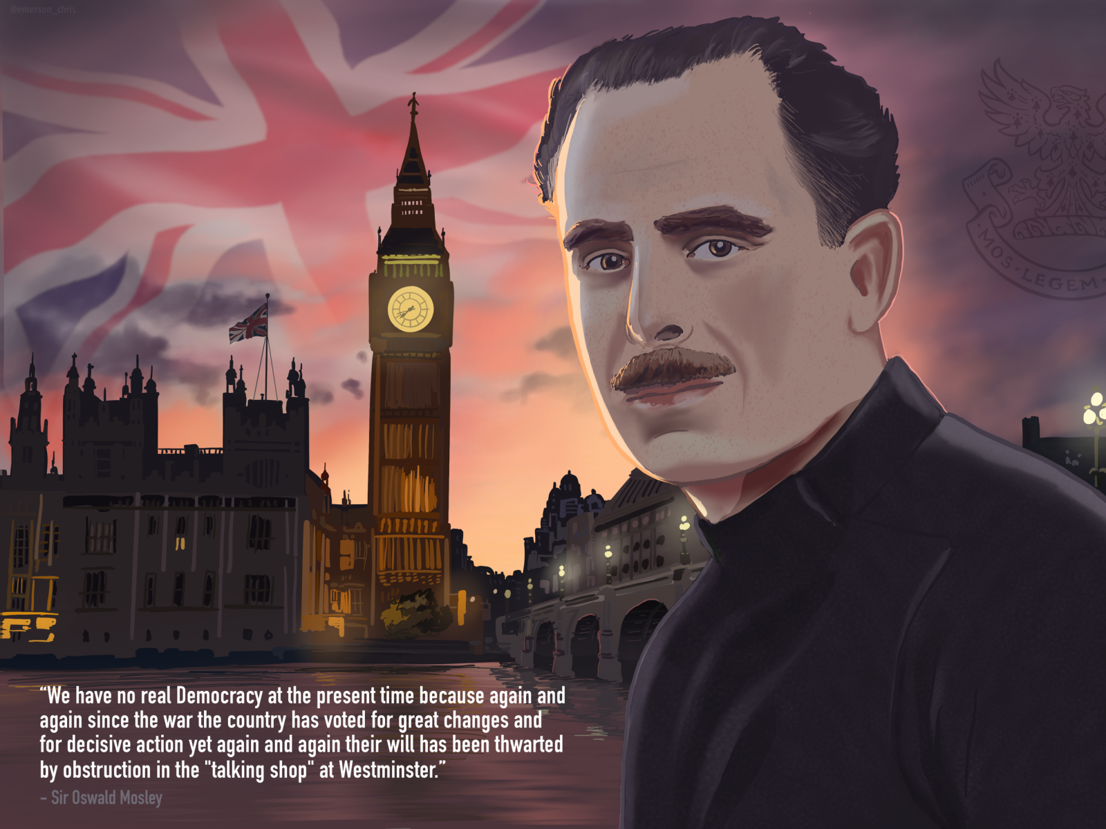 Sir Oswald Mosley By Emerson On Dribbble