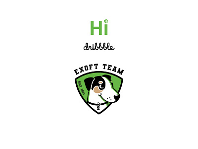 Hi, Dribbblers! app design exoft illustration logo typography ui ux