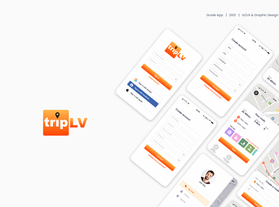 Trip LV app design exoft graphic design ui ux