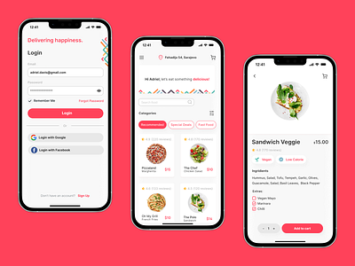 Food Delivery App - Mobile