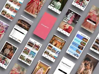 Wedding App Design app app design application design ui ux wedding app