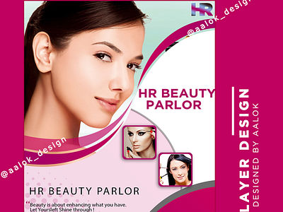 Beauty Parlor Flayer Design beauty parlor flayer design design flayer design illustration mockup mockup design photoshop photoshop design