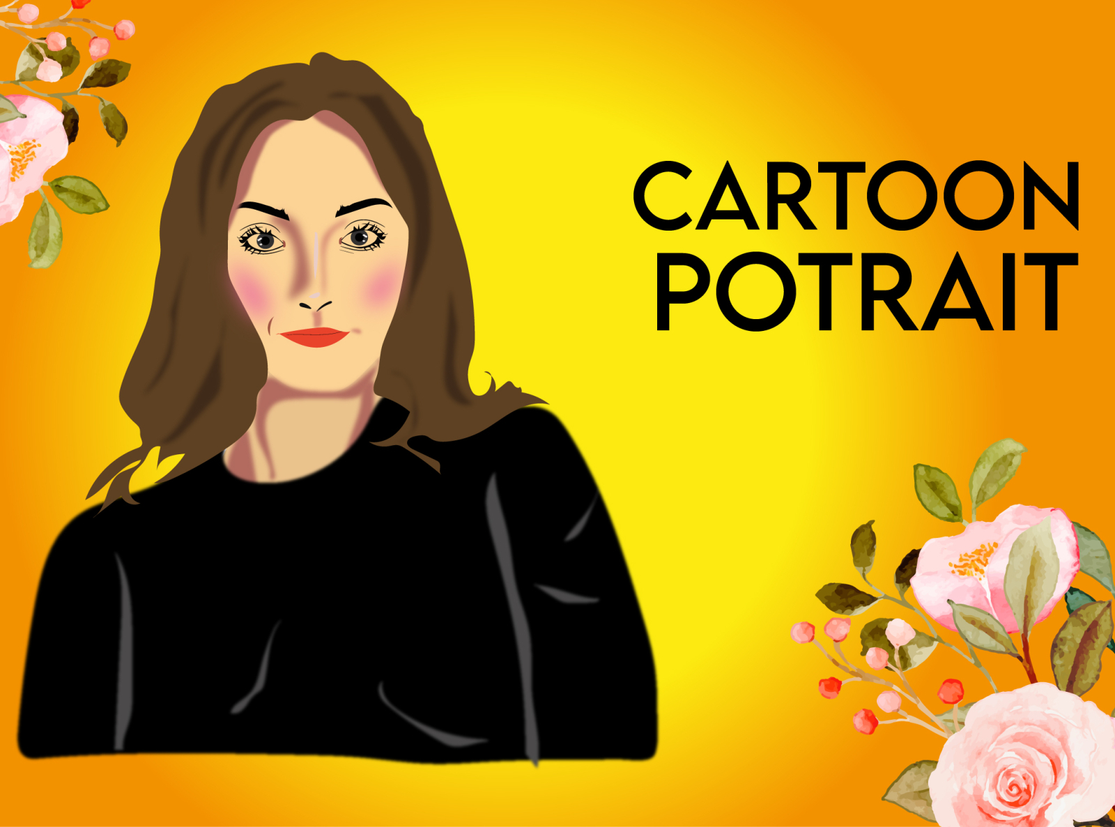 cartoon potrait by juwairia imran on Dribbble