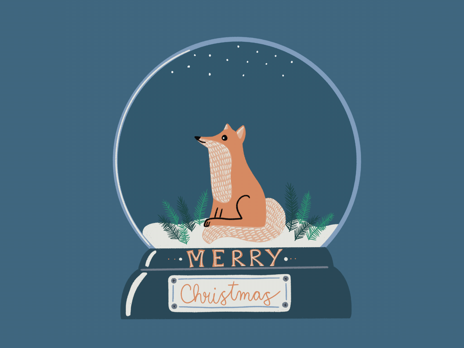Foxy Christmas animation art licensing christmas christmas illustration design illustration surface design surfacedesign