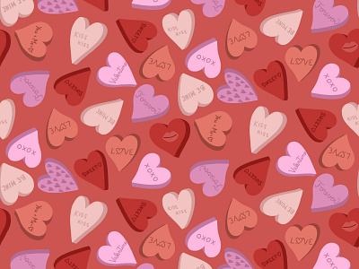 Valentines Hearts art licensing design illustration pattern pattern design surface design surfacedesign valentine valentines day valentines pattern