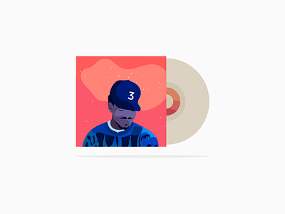 Coloring Book chance the rapper coloring book illustration record vinyl