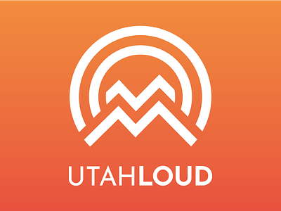 Utah Loud Logo loud mountains utah