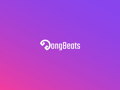 Dongbeats app beats branding d dong identity jellyfish logo monogram music type typography