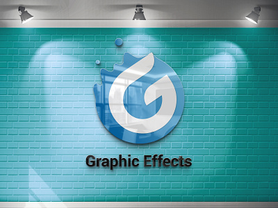 Graphic Effects - Glossy Wall Logo Design brand brand design brand identity branding branding and identity business identity design graphic design graphic effects graphicdesign logo logo design logodesign