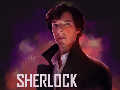 Sherlock digital painting