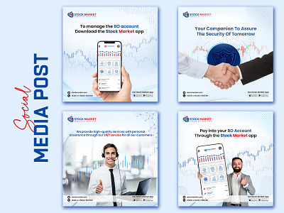 Stock market Social Media Post Design