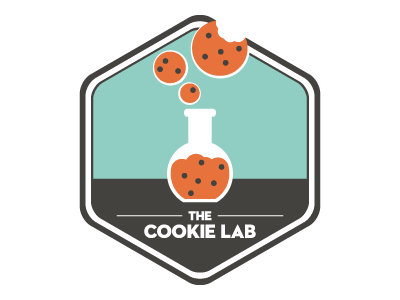 The Cookie Lab bakery cookie lab logo neutraface science