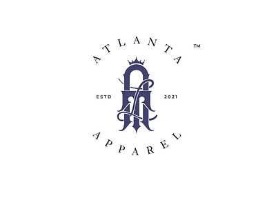 Monogram Logo Design - ATL Atlanta Apparel