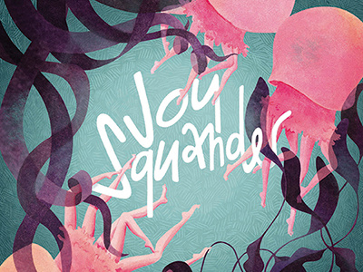 Joy Squander Summer hand lettering illustration médujambiste