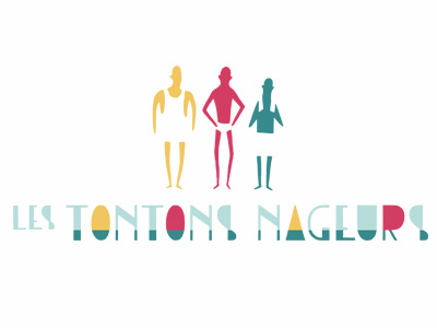 Dribble Tontons Nageurs ( a bar coast for france!!) logotype on restaurant the west