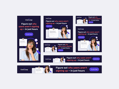 UserLeap - Google Display ad design