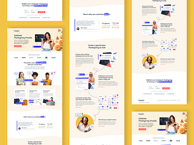 Hoppier - Landing Page cro uidesign