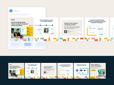 Sprig - Carousel Ad Design ad design carousel ads ppc design saas companies design saas design social media