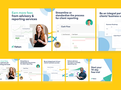 Fathom - Carousel Ad Design instagram ads