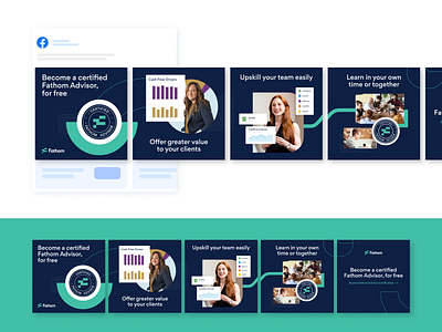 Fathom - Carousel Ad Design instagram ads