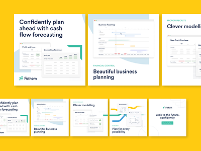 Fathom - Carousel Ad Design instagram ads