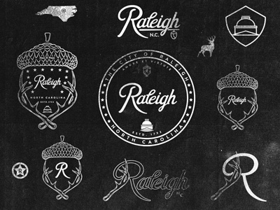 Rebrand Raleigh branding icon identity illustration instagram logo mark north carolina raleigh