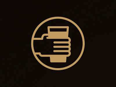 Beer Vendor Icon beer flat gold icon illustration mark