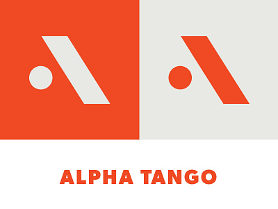 Alpha Tango branding icon identity logo mark