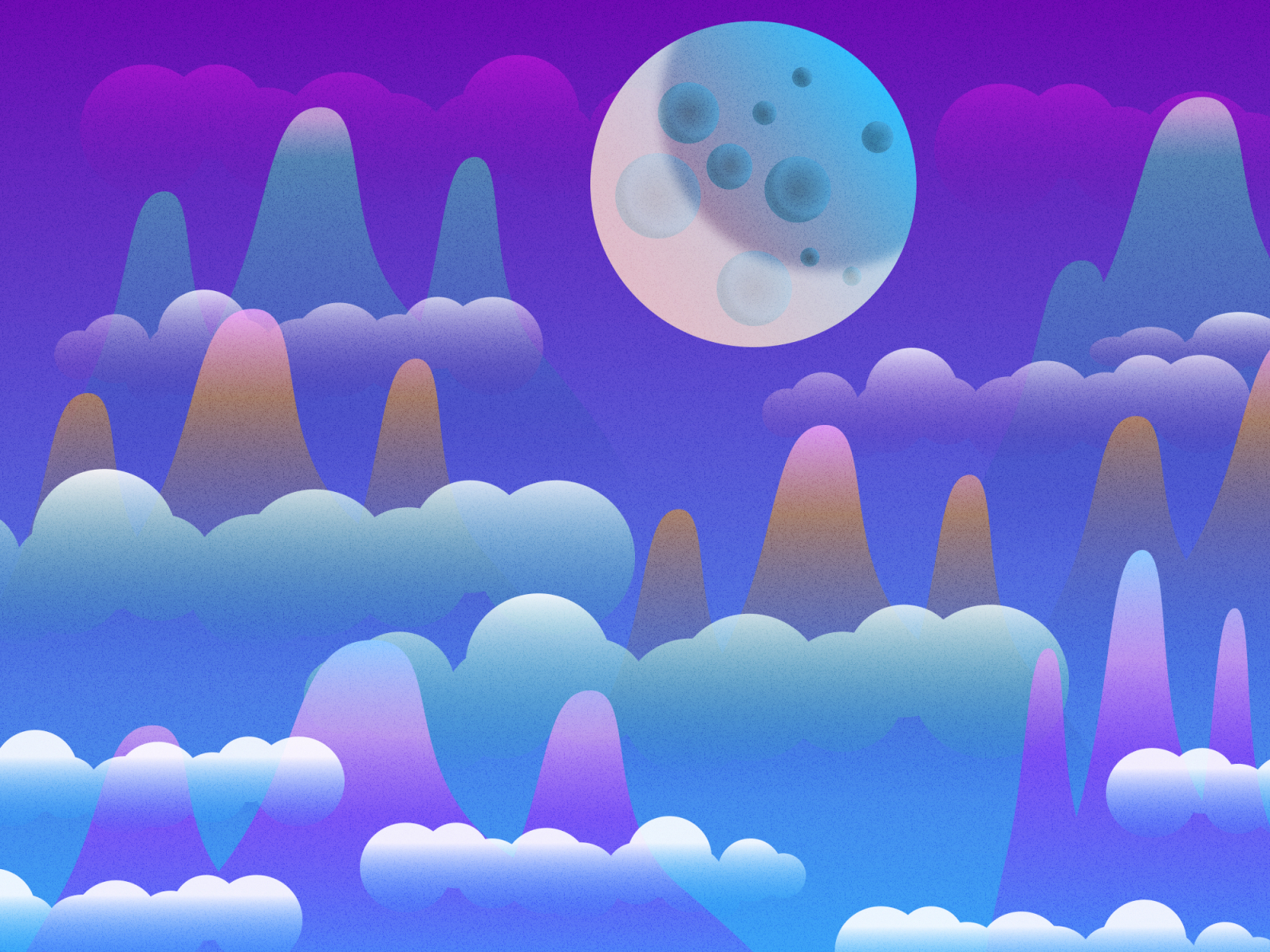 Earth's Moon - Luna by Victor Mazilescu on Dribbble