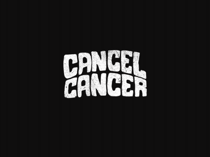 Cancel Cancer - logo animation 2d animation after effects animated logo cancer cloth store intro logo animation motion graphics motion logo