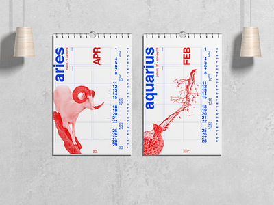 Swiss Style Calendar Design