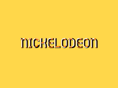 NICKELODEON! 2d after effects animation design illustration kinetic type kinetic typography motion design motion graphics typography vector