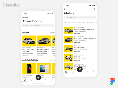 Classified App android app appdesign classified ads creative design grocery ios mobile ui ux