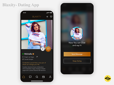Blaxity Dating App Development Company | iCoderz Solutions android app branding design graphic design illustration ios logo mobile ui ux